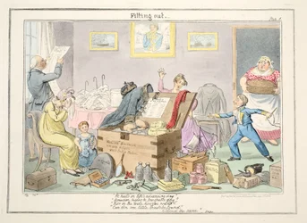 Fitting Out, from The Progress of a Midshipman